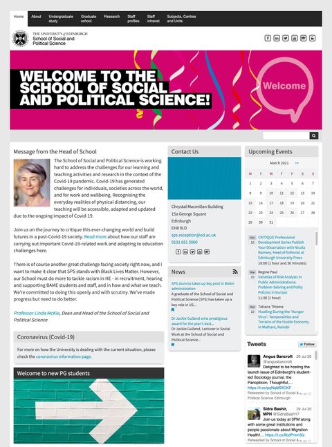The old SPS website.